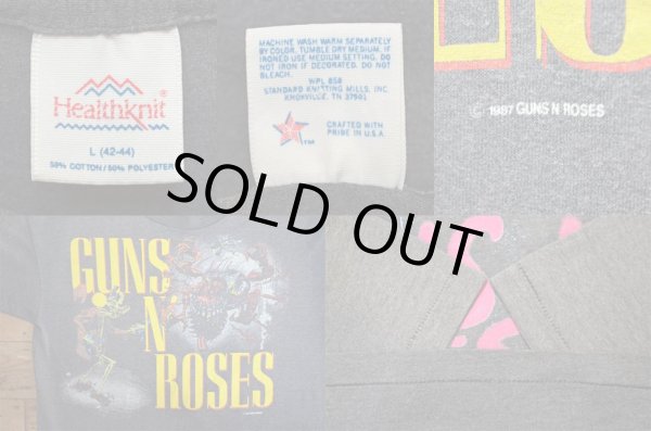 画像4: 80's GUNS N' ROSES ツアーTシャツ “Appetite for Destruction” (4)