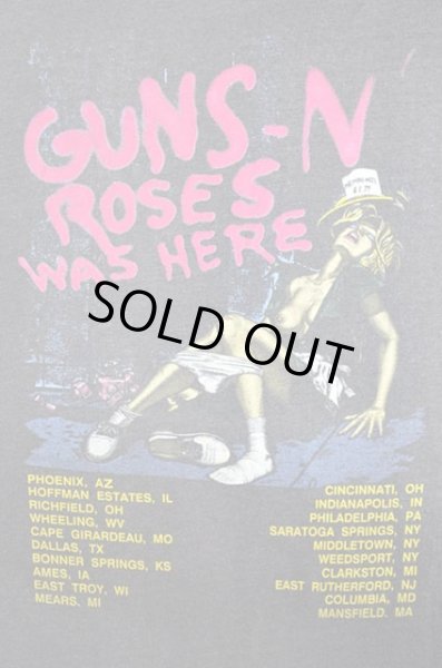 画像3: 80's GUNS N' ROSES ツアーTシャツ “Appetite for Destruction” (3)