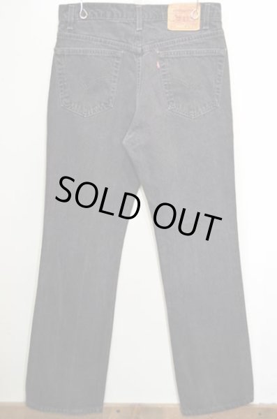 画像2: 90's Levi's 517 ブラックデニムパンツ “MADE IN USA” (2)