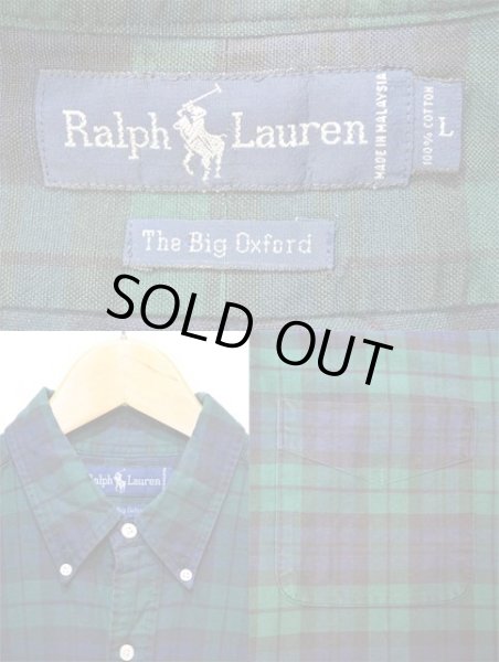 画像3: Polo Ralph Lauren ブラックウォッチ柄 ボタンダウンシャツ "The Big oxford" (3)