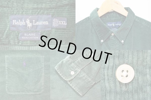 画像3: Polo Ralph Lauren 太畝コーデュロイ ボタンダウンシャツ (3)