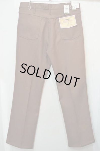 画像2: 90's Wrangler WRANCHER BOOT JEANS “DEADSTOCK / BROWN” (2)