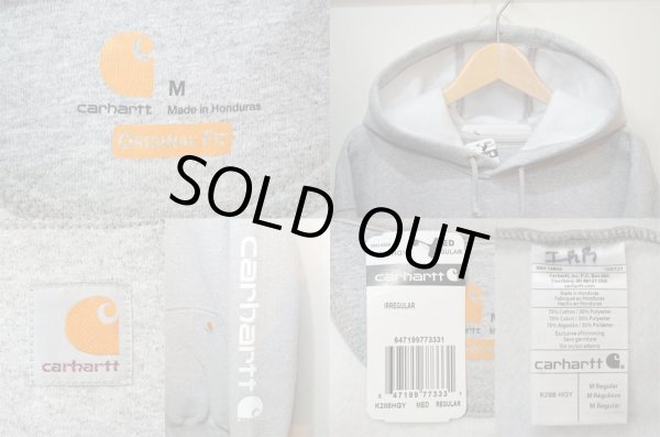 画像3: 日本未発売 Carhartt 袖プリント入り スウェットパーカー "GRAY" (3)