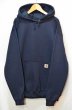 画像1: 日本未発売 Carhartt スウェットパーカー "NAVY" (1)