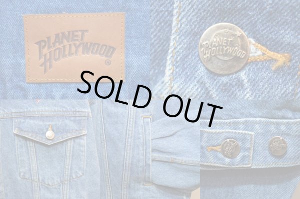 画像4: 90's PLANET HOLLYWOOD デニムジャケット (4)
