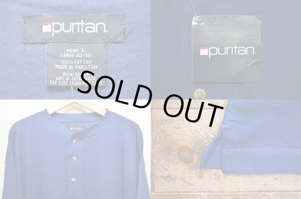画像3: 90's Puritan ヘンリーネックカットソー “DEADSTOCK” (3)