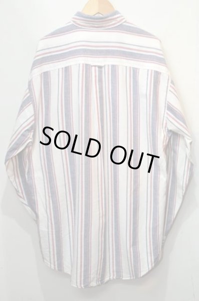 画像2: 90's OLD GAP マルチストライプ柄 ボタンダウンシャツ “MADE IN USA” (2)