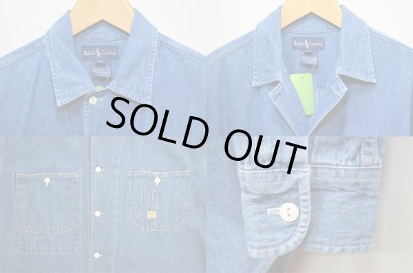 画像4: 90's Ralph Lauren デニムシャツ “POLO COUNTRY” (4)