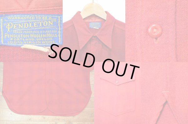 画像3: 40's Pendleton ウールシャツ "オンブレチェック" (3)