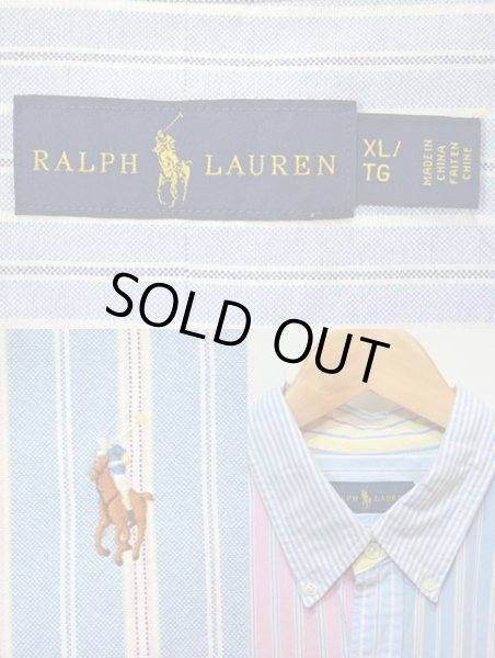 画像3: Polo Ralph Lauren L/S ボタンダウンシャツ "クレイジーパターン" (3)