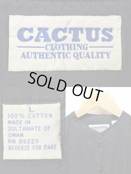 画像3: 90's CACTUS バンドカラーシャツ (3)