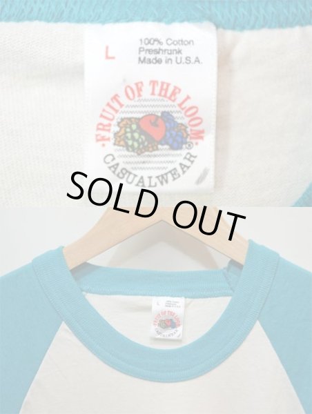 画像3: 90's Fruit of the loom ラグランスリーブTシャツ “MADE IN USA / DEADSTOCK” (3)