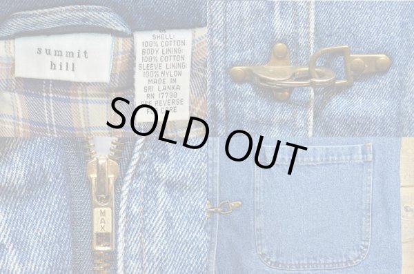 画像3: 90's SUMMIT HILL デニムファイヤーマンジャケット (3)