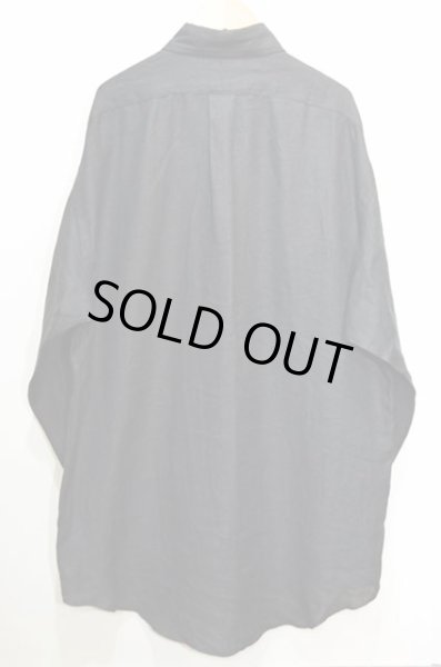 画像2: Polo Ralph Lauren ボタンダウンリネンシャツ “BLACK” (2)