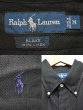 画像3: Polo Ralph Lauren ボタンダウンリネンシャツ “BLACK” (3)