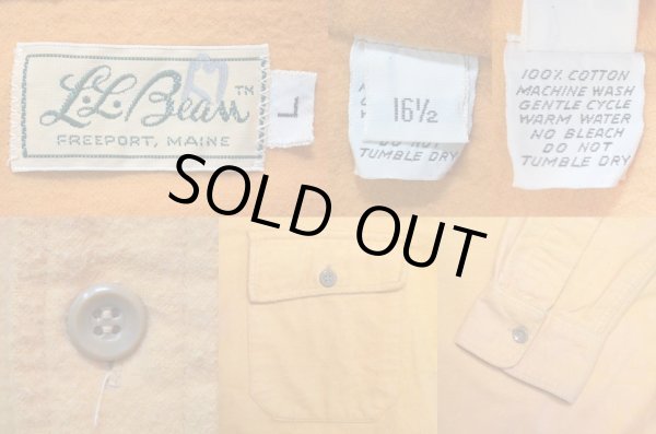 画像3: 70's L.L.Bean シャモアクロスシャツ “筆記体タグ” (3)