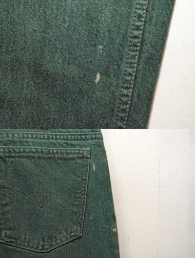 画像1: 90's Levi's 550 カラーデニムパンツ “先染め / MADE IN USA”