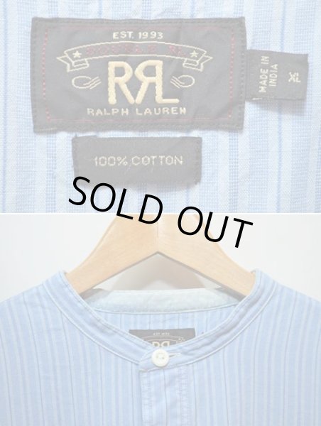 画像3: RRL バンドカラー プルオーバーシャツ (3)