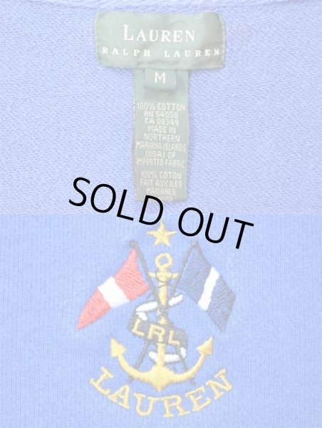 画像3: 90's LAUREN RALPH LAUREN スウェットシャツ “クロスフラッグ” (3)