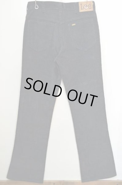 画像2: 80's Lee 202-2801 コーデュロイパンツ “BLACK / BOOTCUT” (2)