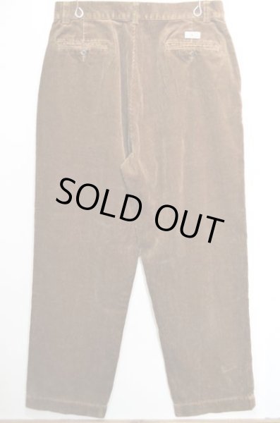 画像2: 90's Polo Ralph Lauren 太畝コーデュロイパンツ “BROWN / PHILIP PANT” (2)