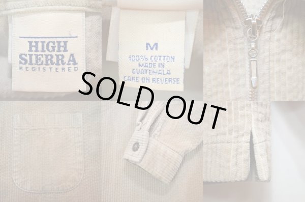 画像3: 90's HIGH SIERRA 太畝コーデュロイシャツ (3)