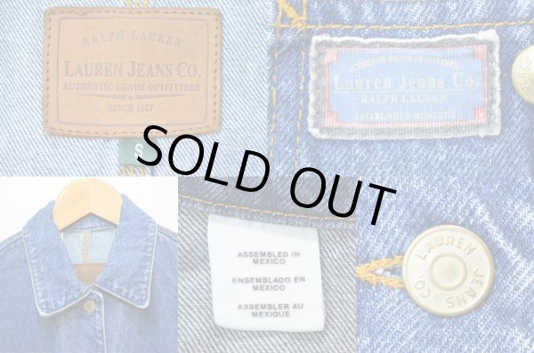 画像3: LAUREN JEANS COMPANY デニムカバーオール (3)
