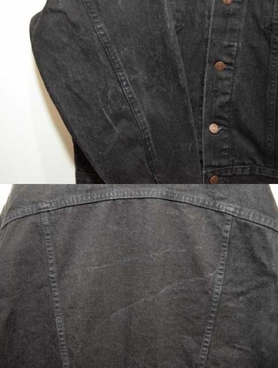 画像1: 90's Levi's 70507-4159 ブラックデニムジャケット “MADE IN USA”