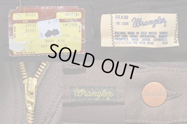 画像4: 70-80's Wrangler 1W125BN ツイルパンツ “DEADSTOCK / BOOTCUT” (4)