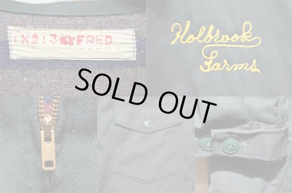 画像3: 50's〜60's unknown ウィップコード ワークジャケット (3)