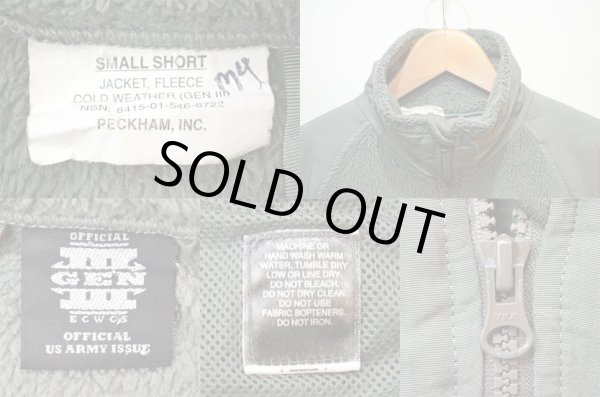 画像3: ECWCS GEN3rd POLARTEC フリースジャケット “SMALL-SHORT” (3)