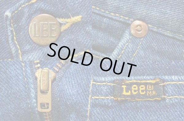 画像4: 60-70's Lee Leens スリムデニムパンツ (4)