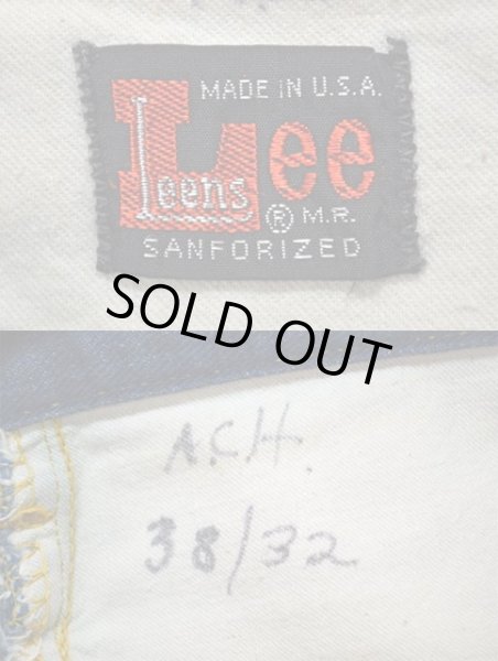 画像3: 60-70's Lee Leens スリムデニムパンツ (3)