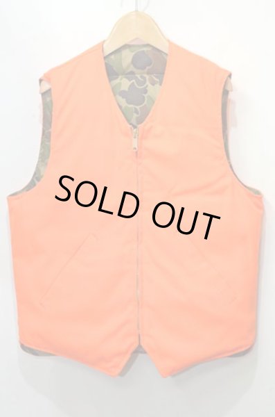 画像3: 80's Eddie Bauer リバーシブルダウンベスト (3)