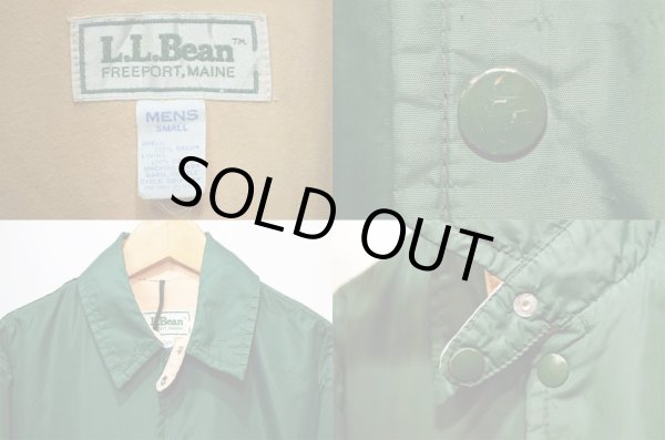 画像3: 80's L.L.Bean チンスト付き コーチジャケット (3)