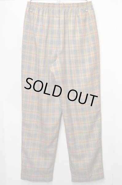 画像2: 90's ALFRED DUNNER イージースラックス “MADE IN USA / CHECK” (2)