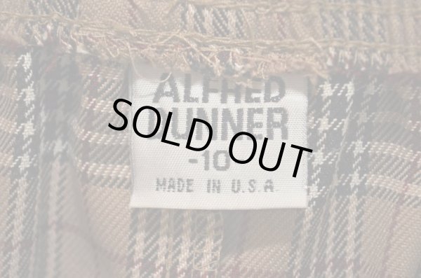 画像3: 90's ALFRED DUNNER イージースラックス “MADE IN USA / CHECK” (3)