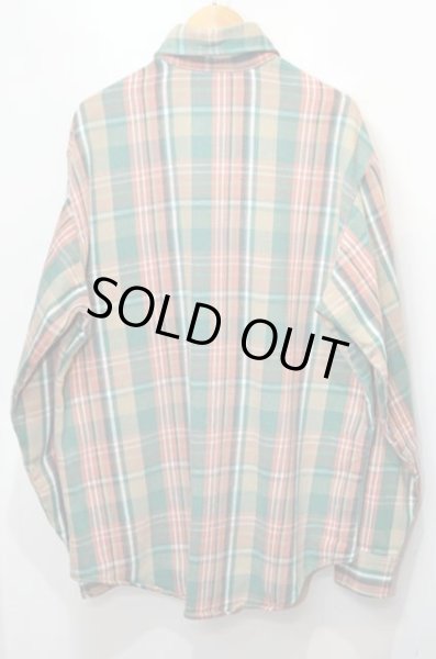 画像2: 80's BIGMAC ヘビーネルシャツ “グリーンベース” (2)