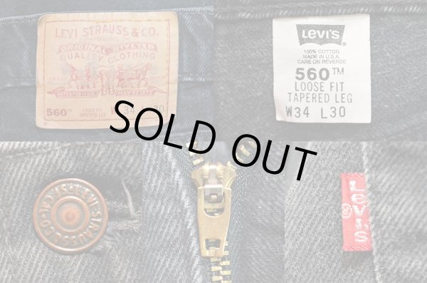 画像3: 90's Levi's 560 ブラックデニム “MADE IN USA” (3)