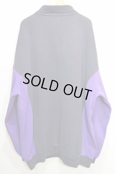 画像2: 90's FedEx 襟付き スウェットシャツ (2)