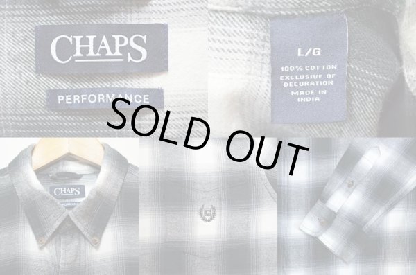 画像3: CHAPS オンブレチェック柄 ボタンダウンシャツ (3)