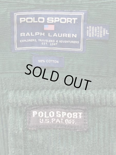 画像3: 90's POLO SPORT コーデュロイワークシャツ (3)