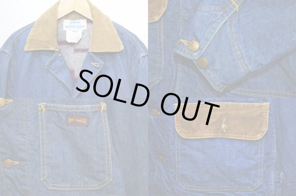 画像4: 60's BIGSMITH 3ポケット デニムカバーオール “42LONG” (4)