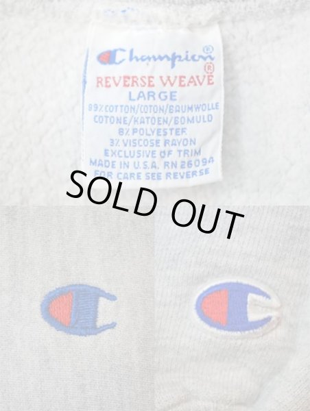 画像3: 90's Champion リバースウィーブスウェット “目付き / GRAY / MADE IN USA” (3)