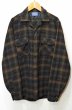 画像1: 50's-60's Pendleton ウールシャツ “BLACKベース / sizeS” (1)