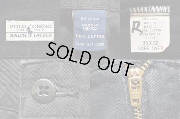 画像3: Polo Ralph Lauren 2タック チノトラウザー “POLO CHINO / BLACK” (3)