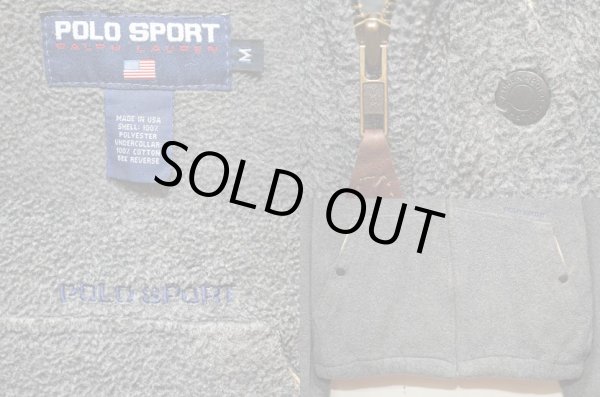 画像4: 90's POLO SPORT フリーススウィングトップ “MADE IN USA” (4)