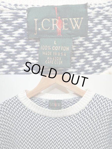画像3: 90's J.CREW 総柄 コットンニット “MADE IN USA” (3)