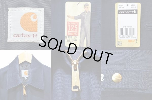 画像4: 日本未発売 Carhartt デトロイトジャケット " NAVY / MADE IN USA" (4)