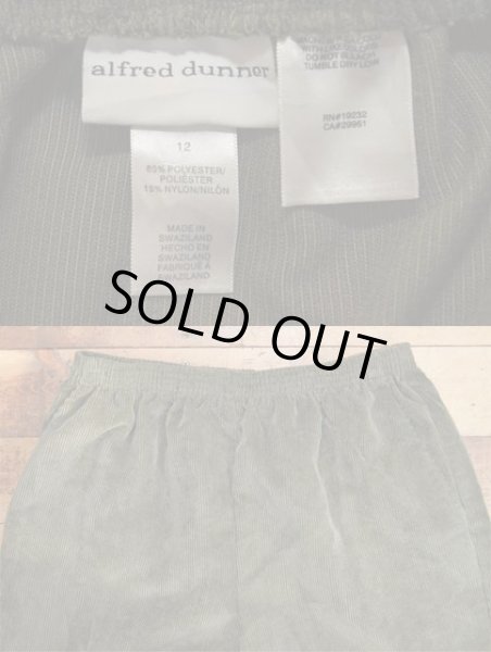 画像3: 90's Alfred Dunner コーデュロイ イージースラックス “OLIVE” (3)